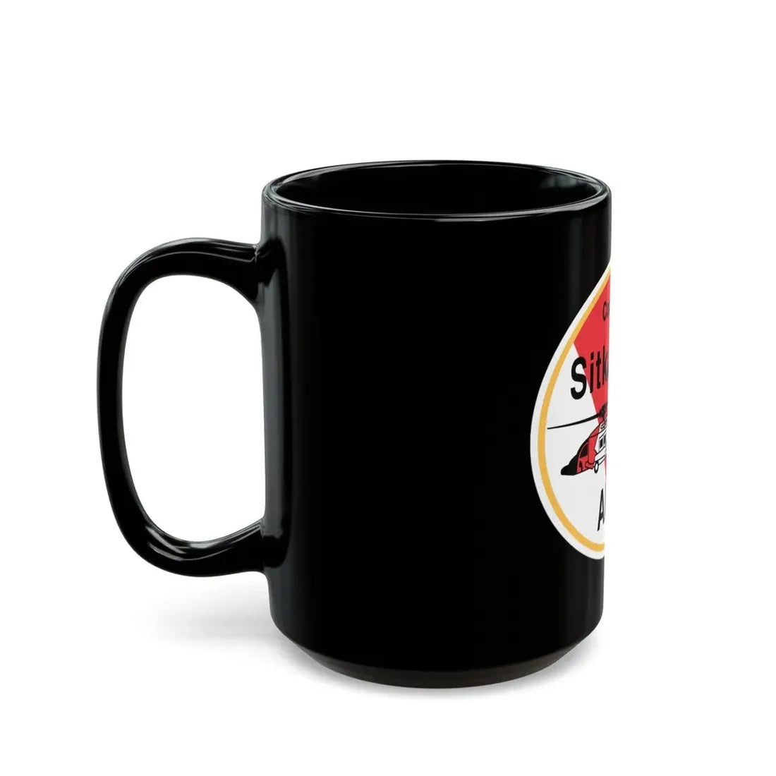 USCG Air Station Sitka (U.S. Coast Guard) Black Coffee Mug - Go Mug Yourself