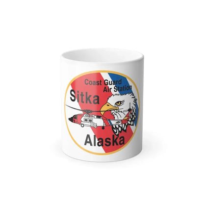USCG Air Station Sitka (U.S. Coast Guard) Color Changing Coffee Mug 11oz - Go Mug Yourself