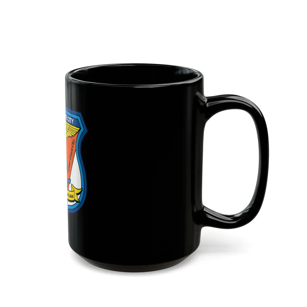 USCG Air Station Traverse City (U.S. Coast Guard) Black Coffee Mug-Go Mug Yourself