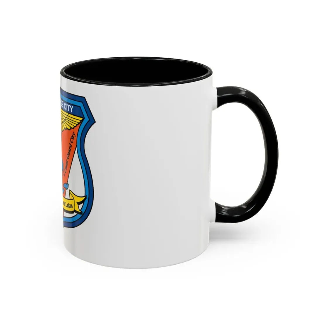 USCG Air Station Traverse City (U.S. Coast Guard) Accent Coffee Mug - Go Mug Yourself