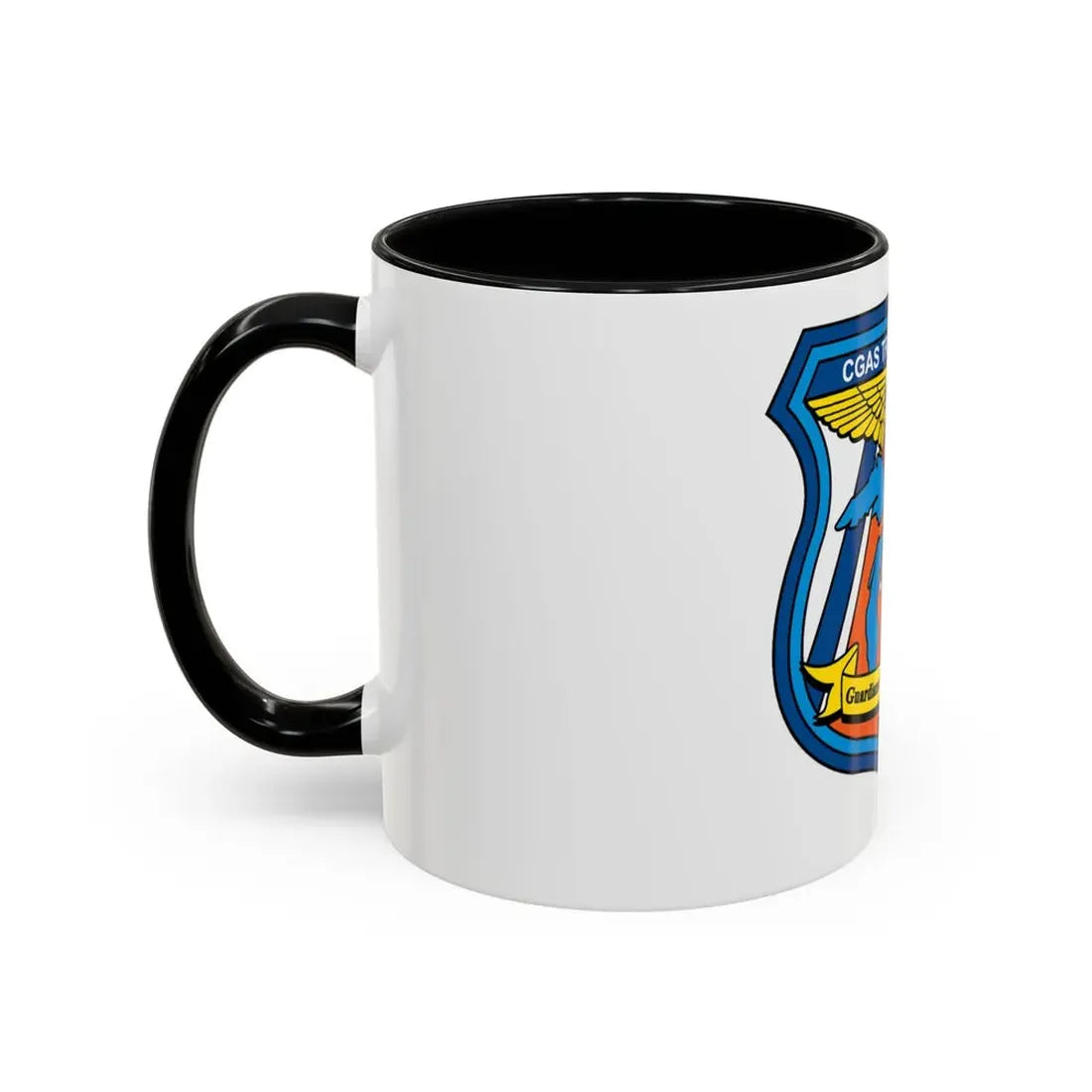 USCG Air Station Traverse City (U.S. Coast Guard) Accent Coffee Mug - Go Mug Yourself
