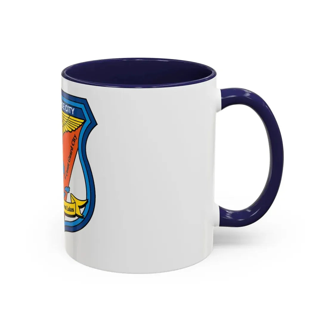 USCG Air Station Traverse City (U.S. Coast Guard) Accent Coffee Mug - Go Mug Yourself