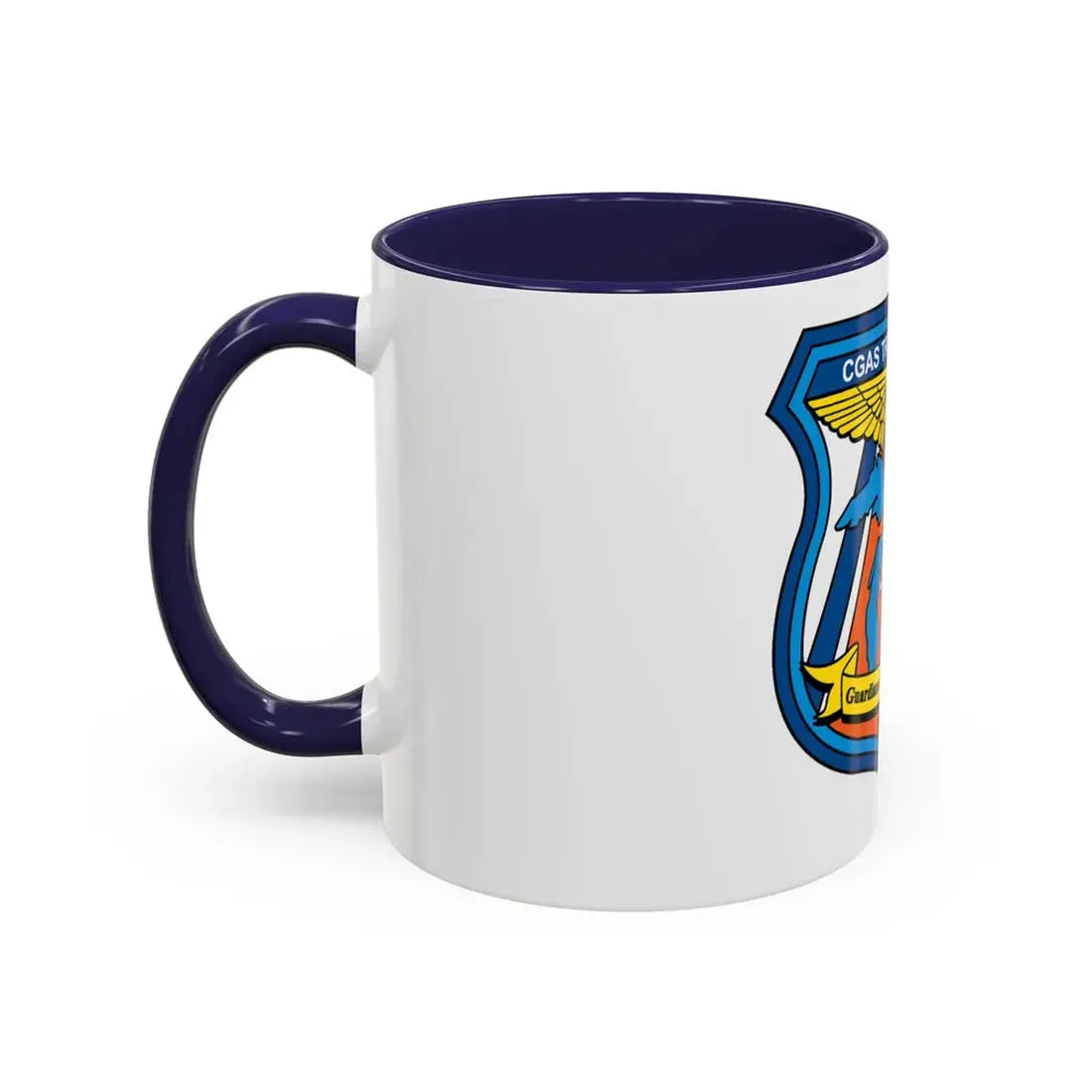 USCG Air Station Traverse City (U.S. Coast Guard) Accent Coffee Mug - Go Mug Yourself