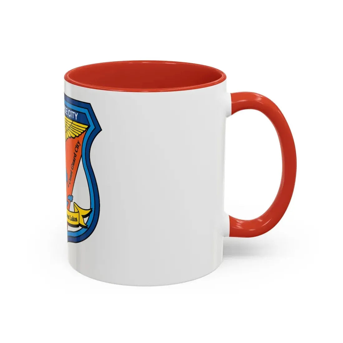 USCG Air Station Traverse City (U.S. Coast Guard) Accent Coffee Mug - Go Mug Yourself