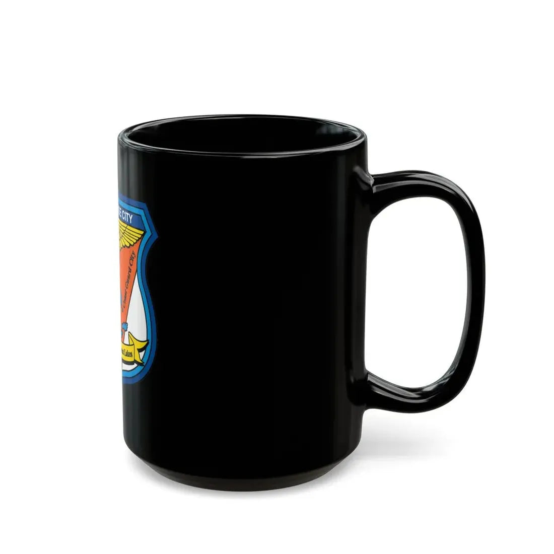 USCG Air Station Traverse City (U.S. Coast Guard) Black Coffee Mug - Go Mug Yourself