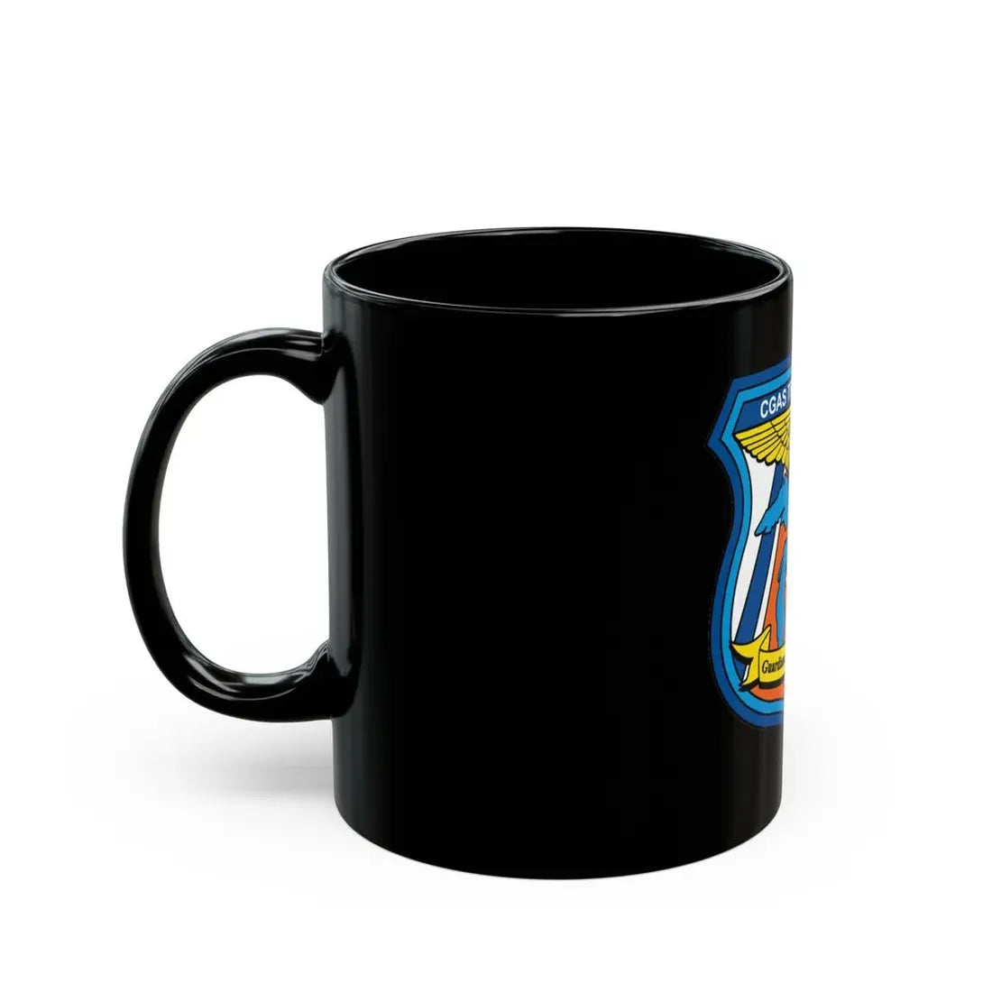 USCG Air Station Traverse City (U.S. Coast Guard) Black Coffee Mug - Go Mug Yourself