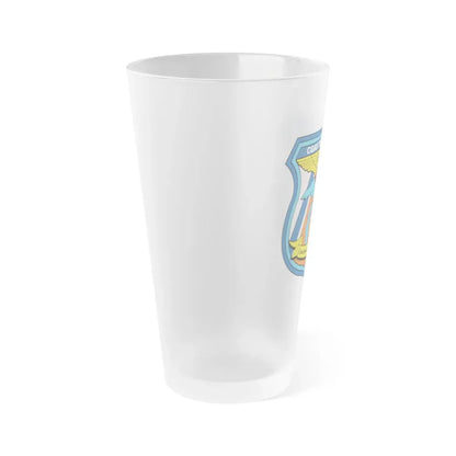USCG Air Station Traverse City (U.S. Coast Guard) Frosted Pint Glass 16oz - Go Mug Yourself