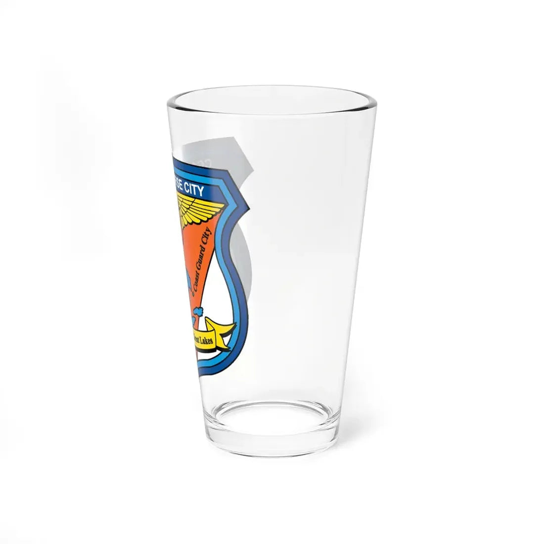 USCG Air Station Traverse City (U.S. Coast Guard) Pint Glass 16oz - Go Mug Yourself