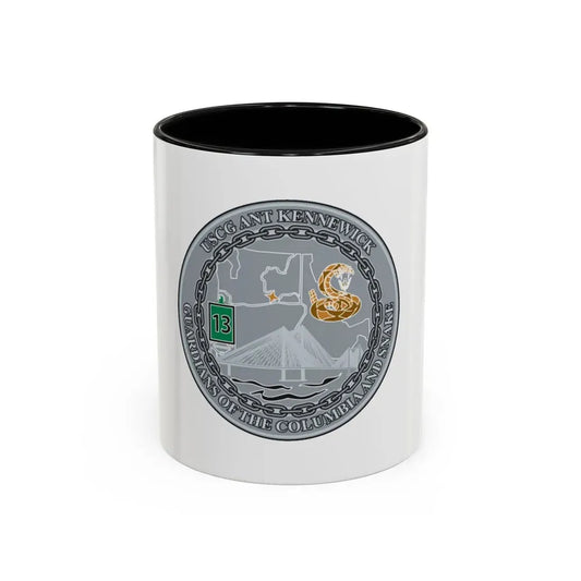 USCG ANT Kennewick (U.S. Coast Guard) Accent Coffee Mug 11oz Black - Go Mug Yourself