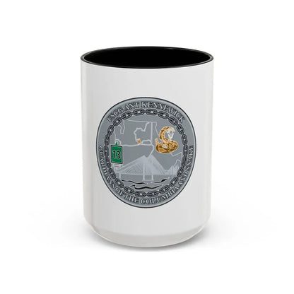 USCG ANT Kennewick (U.S. Coast Guard) Accent Coffee Mug 15oz Black - Go Mug Yourself