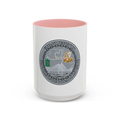 USCG ANT Kennewick (U.S. Coast Guard) Accent Coffee Mug 15oz Pink - Go Mug Yourself