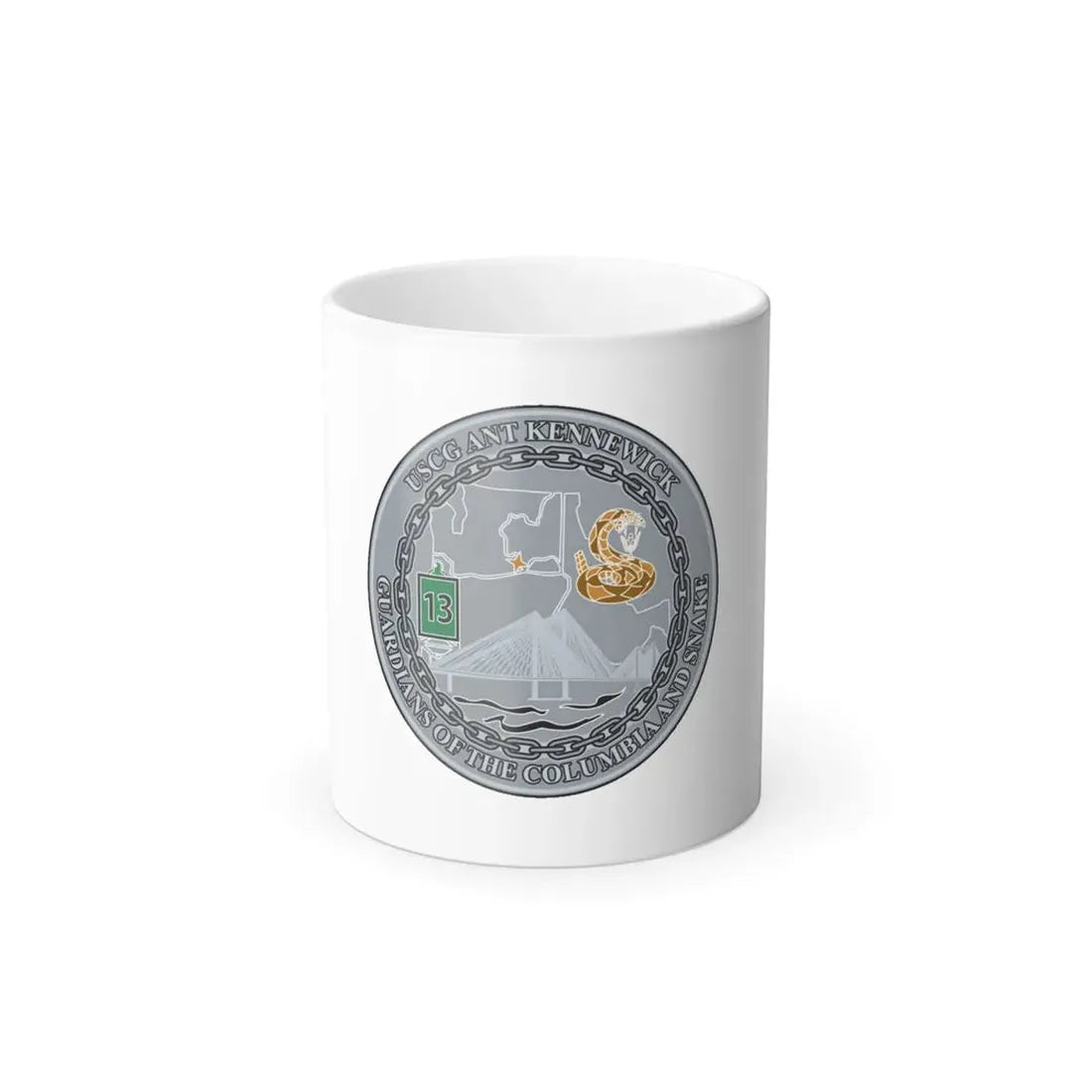 USCG ANT Kennewick (U.S. Coast Guard) Color Changing Coffee Mug 11oz - Go Mug Yourself