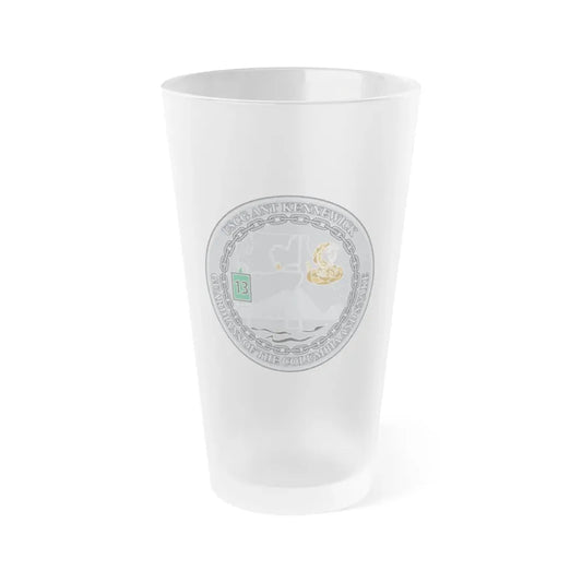 USCG ANT Kennewick (U.S. Coast Guard) Frosted Pint Glass 16oz Default Title - Go Mug Yourself