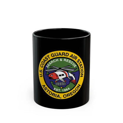 USCG AS Astoria Oregon (U.S. Coast Guard) Black Coffee Mug 11oz - Go Mug Yourself