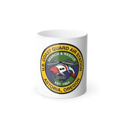 USCG AS Astoria Oregon (U.S. Coast Guard) Color Changing Coffee Mug 11oz - Go Mug Yourself
