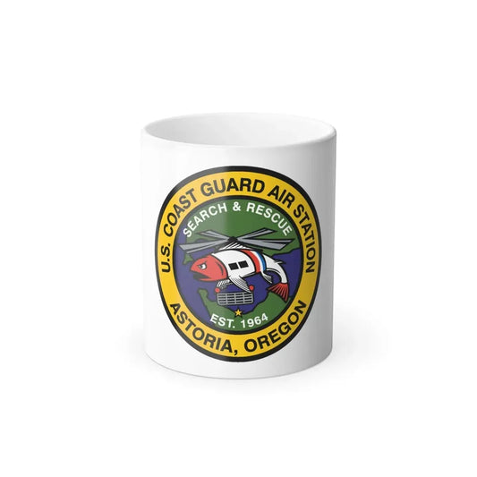 USCG AS Astoria Oregon (U.S. Coast Guard) Color Changing Coffee Mug 11oz - Go Mug Yourself
