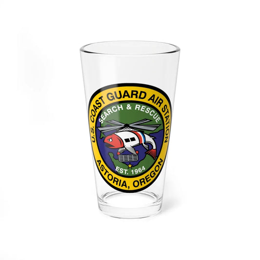 USCG AS Astoria Oregon (U.S. Coast Guard) Pint Glass 16oz 16oz - Go Mug Yourself