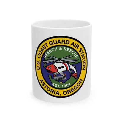USCG AS Astoria Oregon (U.S. Coast Guard) White Coffee Mug 11oz - Go Mug Yourself