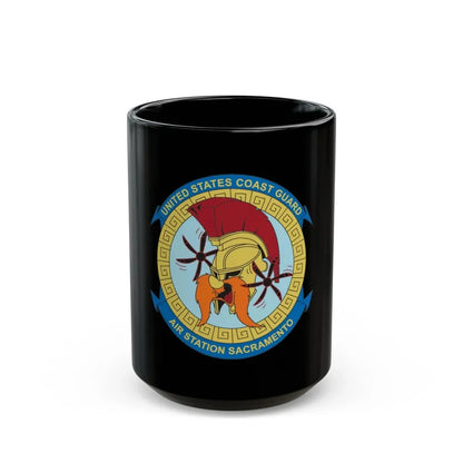 USCG AS Sacramento CA (U.S. Coast Guard) Black Coffee Mug 15oz - Go Mug Yourself