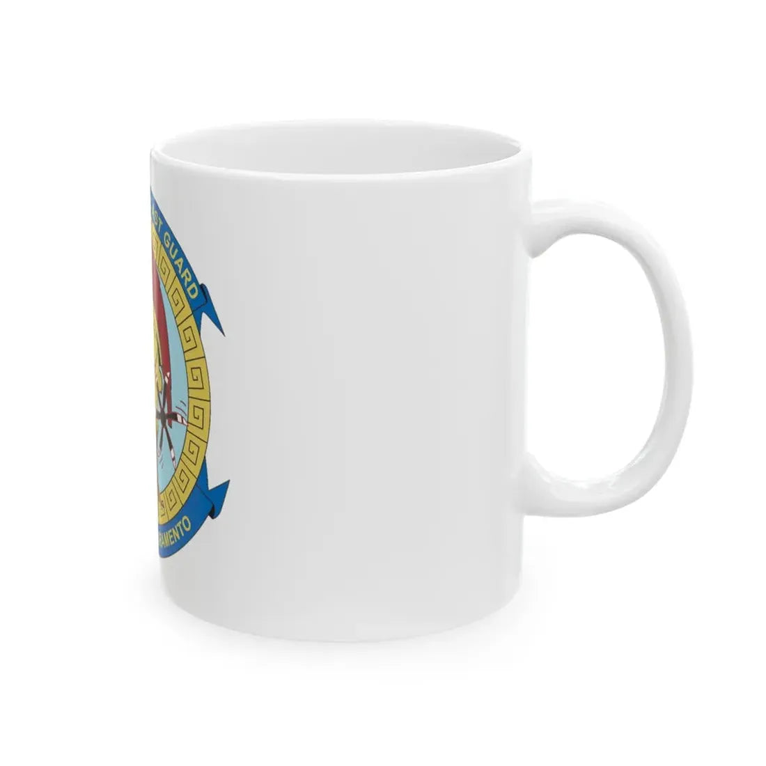 USCG AS Sacramento CA (U.S. Coast Guard) White Coffee Mug - Go Mug Yourself