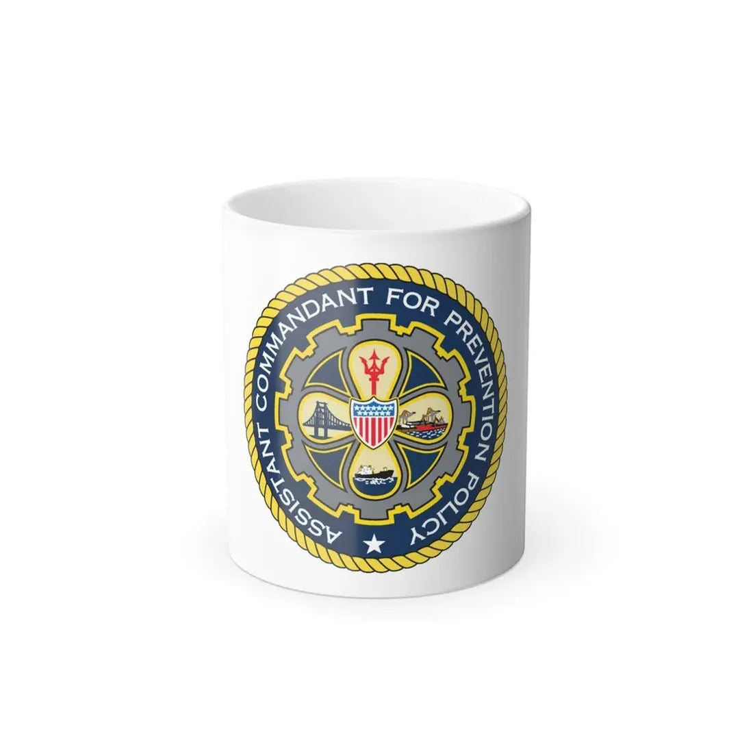 USCG Assistant Commandant for Prevention Policy (U.S. Coast Guard) Color Changing Coffee Mug 11oz - Go Mug Yourself