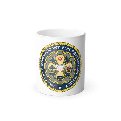 USCG Assistant Commandant for Prevention Policy (U.S. Coast Guard) Color Changing Coffee Mug 11oz - Go Mug Yourself