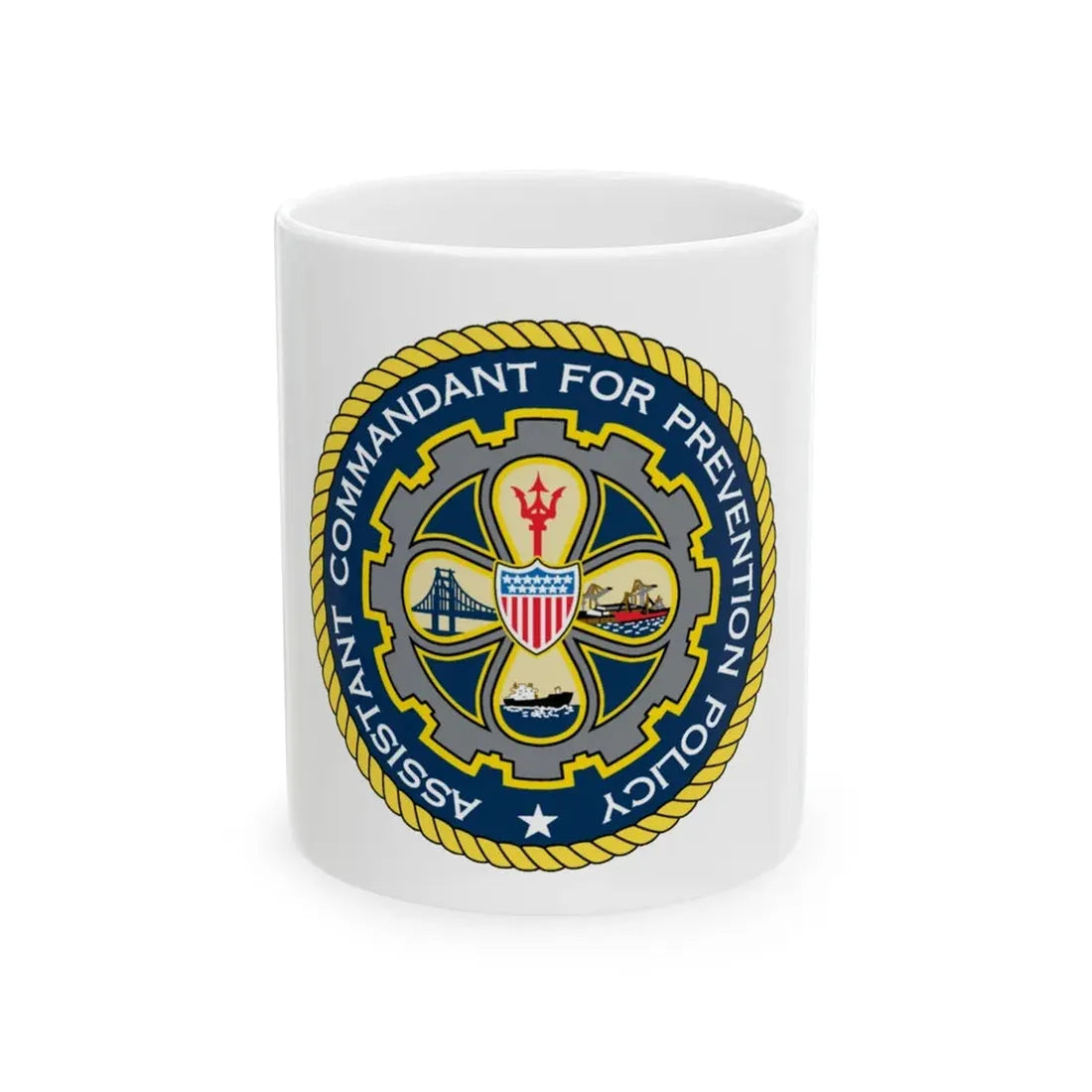 USCG Assistant Commandant for Prevention Policy (U.S. Coast Guard) White Coffee Mug 11oz - Go Mug Yourself