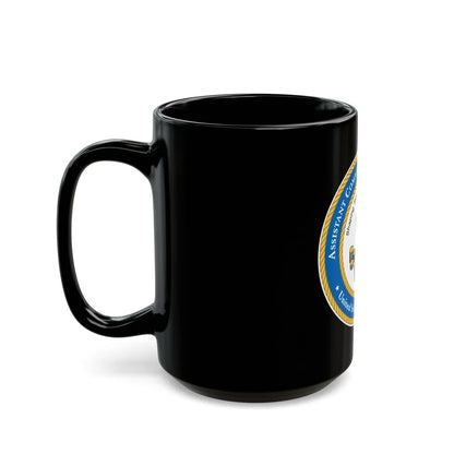 USCG Asst Commandant for Resources (U.S. Coast Guard) Black Coffee Mug-Go Mug Yourself