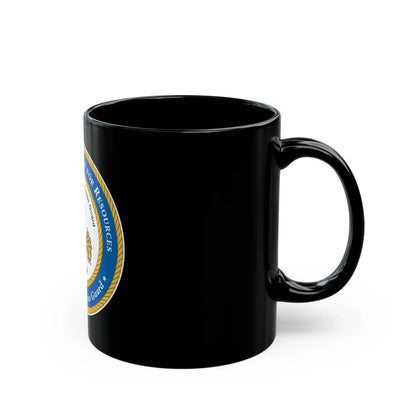 USCG Asst Commandant for Resources (U.S. Coast Guard) Black Coffee Mug-Go Mug Yourself