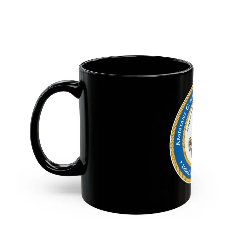 USCG Asst Commandant for Resources (U.S. Coast Guard) Black Coffee Mug-Go Mug Yourself