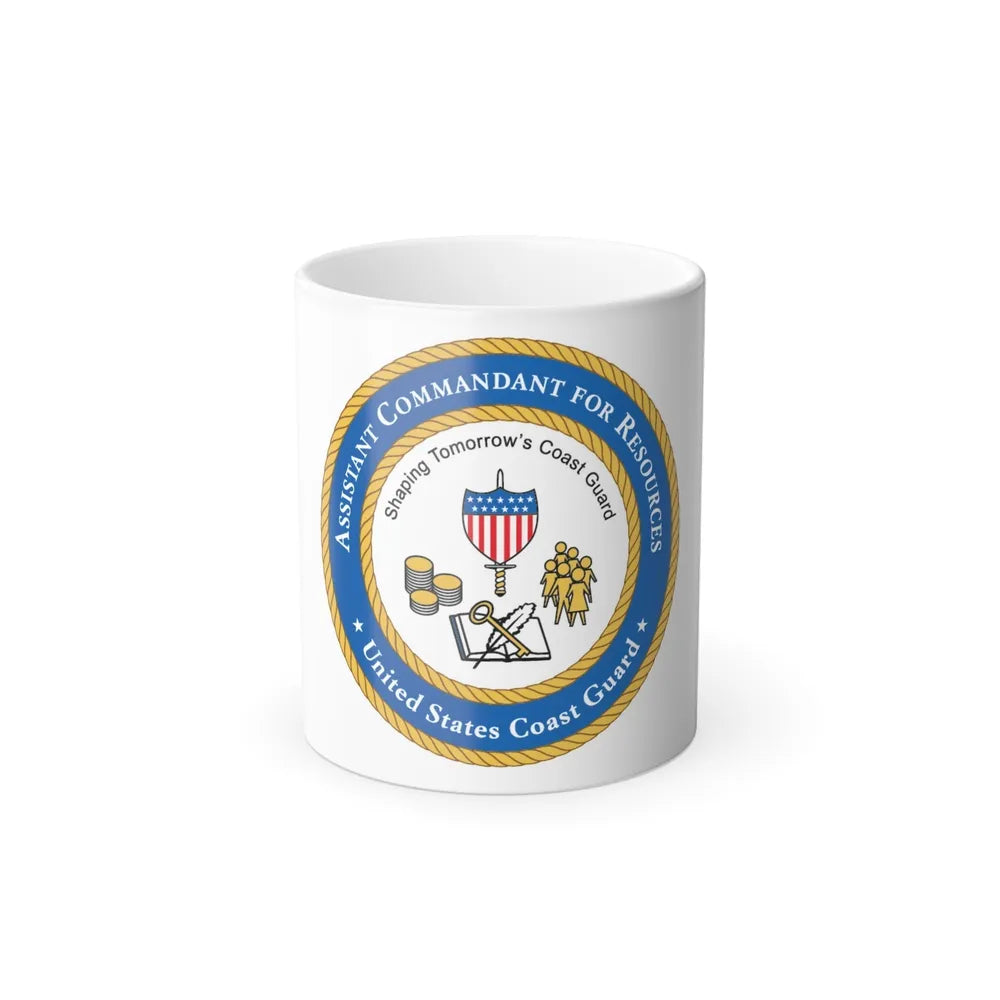 USCG Asst Commandant for Resources (U.S. Coast Guard) Color Changing Mug 11oz-11oz-Go Mug Yourself