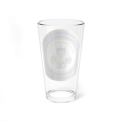 USCG Asst Commandant for Resources (U.S. Coast Guard) Pint Glass 16oz-Go Mug Yourself