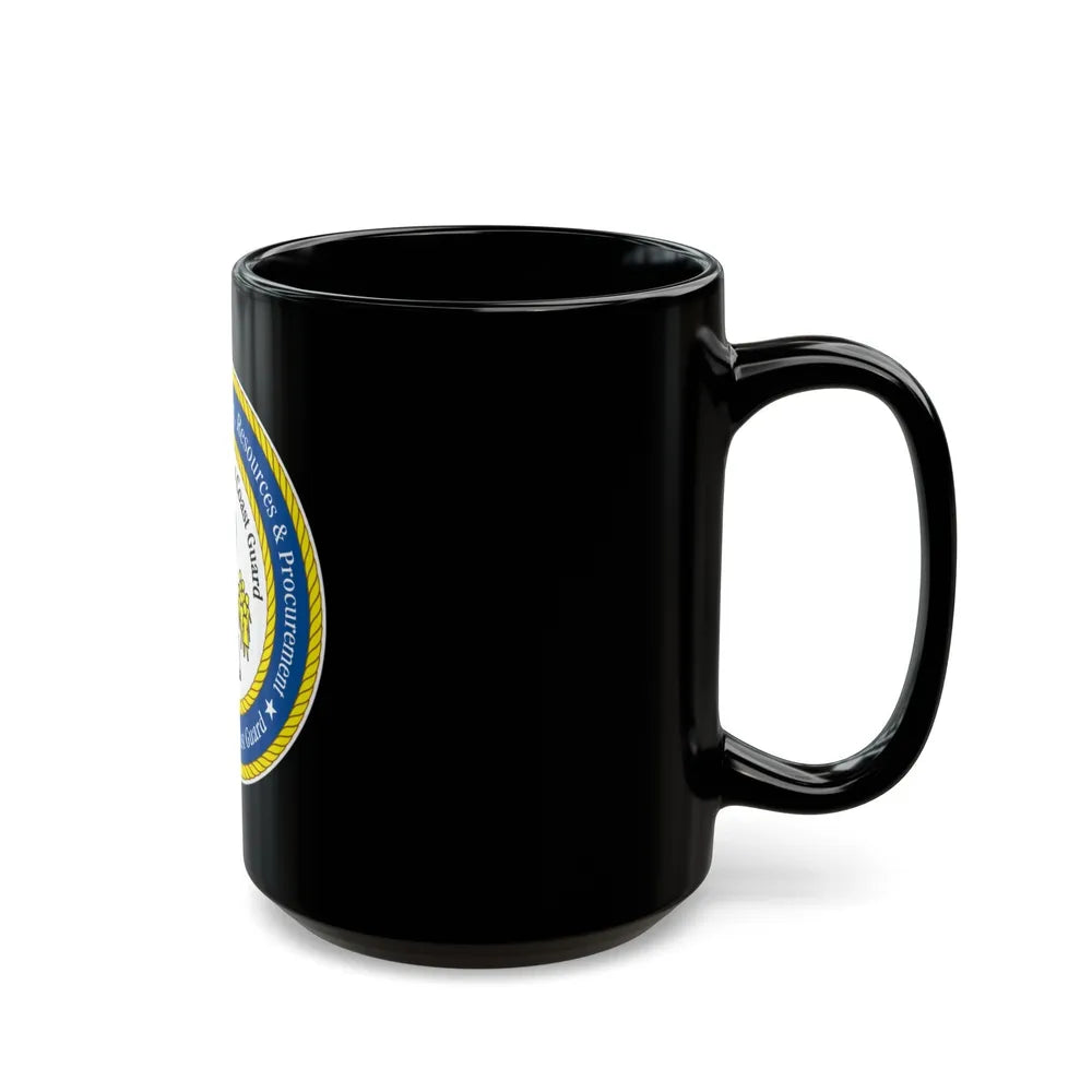 USCG Ast Comdt Plan Res & Proc (U.S. Coast Guard) Black Coffee Mug-Go Mug Yourself