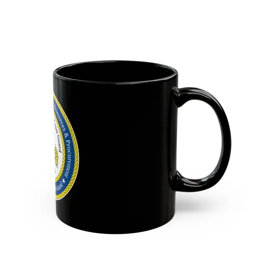 USCG Ast Comdt Plan Res & Proc (U.S. Coast Guard) Black Coffee Mug-Go Mug Yourself