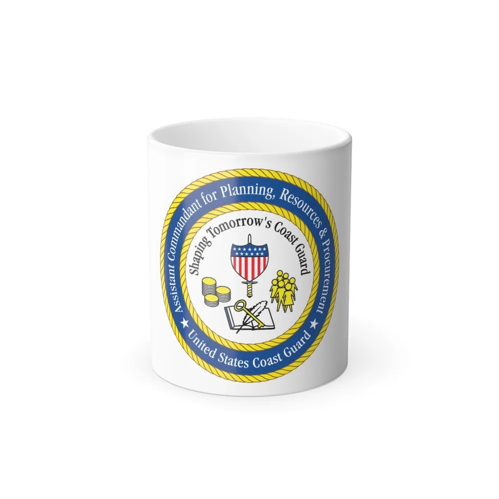 USCG Ast Comdt Plan Res & Proc (U.S. Coast Guard) Color Changing Mug 11oz-11oz-Go Mug Yourself