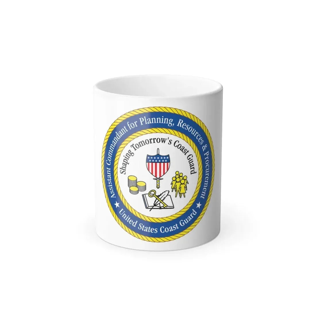 USCG Ast Comdt Plan Res & Proc (U.S. Coast Guard) Color Changing Coffee Mug 11oz - Go Mug Yourself