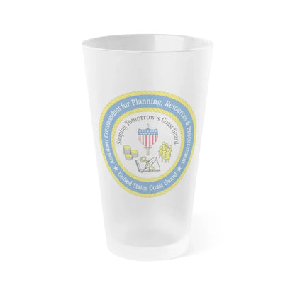 USCG Ast Comdt Plan Res & Proc (U.S. Coast Guard) Frosted Pint Glass 16oz Default Title - Go Mug Yourself