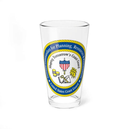USCG Ast Comdt Plan Res & Proc (U.S. Coast Guard) Pint Glass 16oz 16oz - Go Mug Yourself