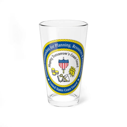 USCG Ast Comdt Plan Res & Proc (U.S. Coast Guard) Pint Glass 16oz 16oz - Go Mug Yourself