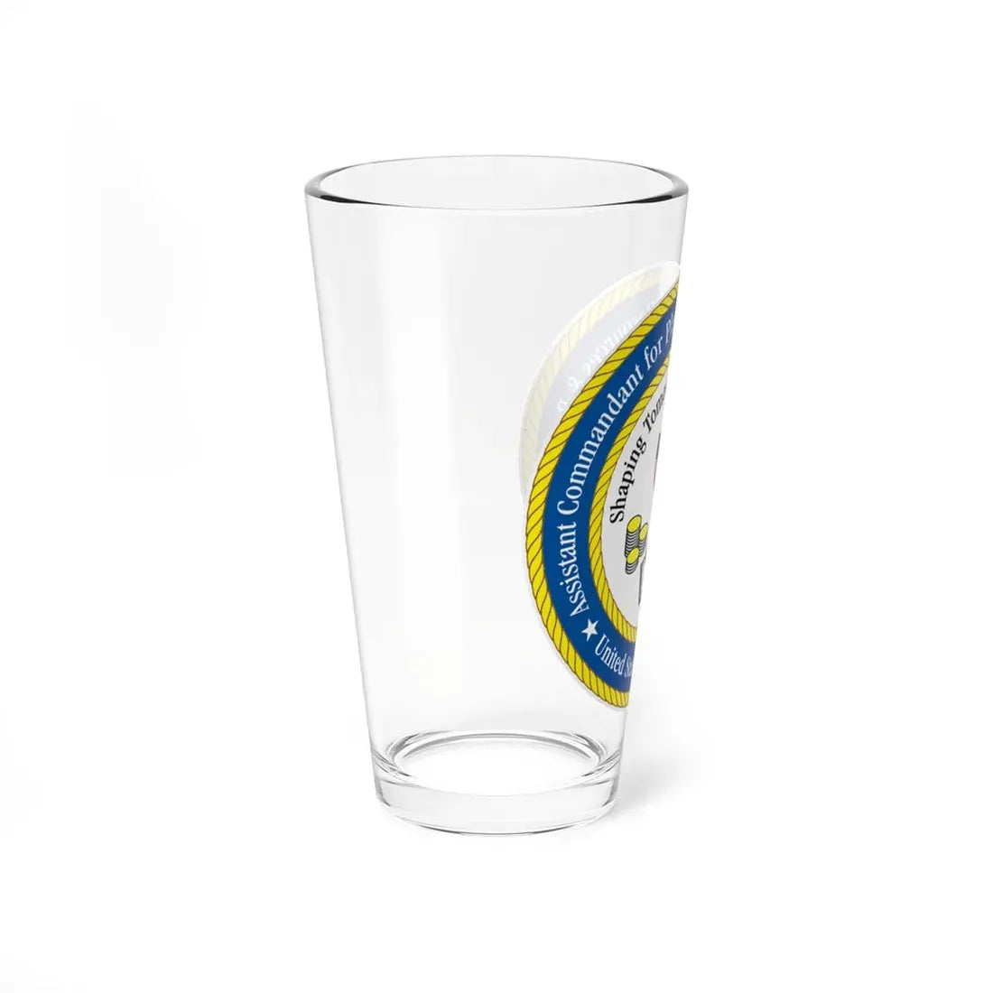 USCG Ast Comdt Plan Res & Proc (U.S. Coast Guard) Pint Glass 16oz - Go Mug Yourself