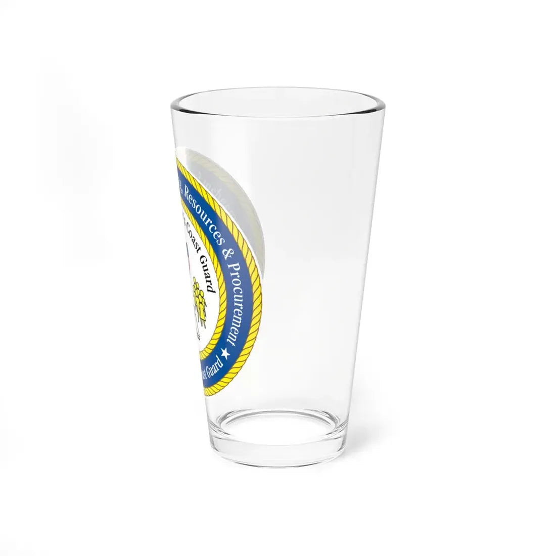 USCG Ast Comdt Plan Res & Proc (U.S. Coast Guard) Pint Glass 16oz - Go Mug Yourself