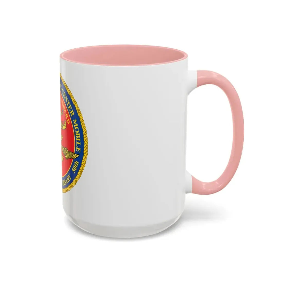 USCG Aviation Training Center Mobile (U.S. Coast Guard) Accent Coffee Mug - Go Mug Yourself