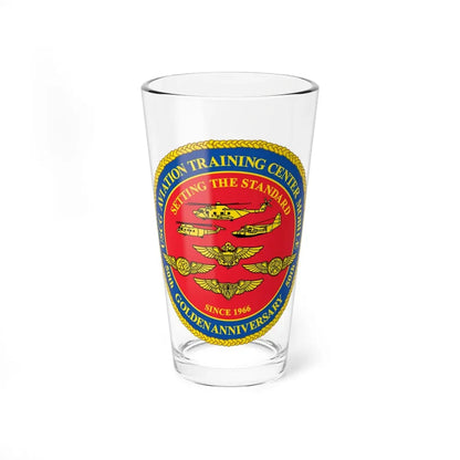 USCG Aviation Training Center Mobile (U.S. Coast Guard) Pint Glass 16oz 16oz - Go Mug Yourself