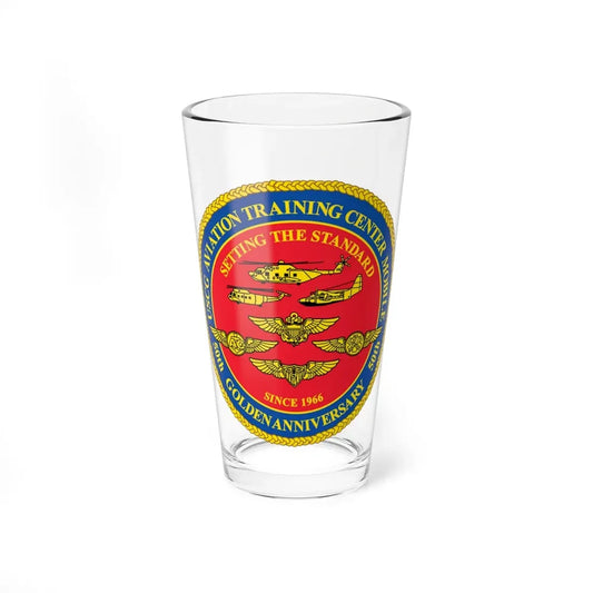 USCG Aviation Training Center Mobile (U.S. Coast Guard) Pint Glass 16oz 16oz - Go Mug Yourself