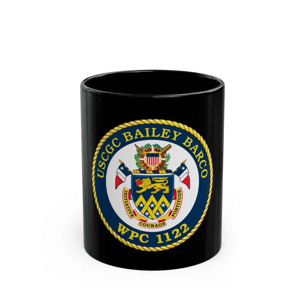 USCG Bailey Barco WPC 1122 (U.S. Coast Guard) Black Coffee Mug-11oz-Go Mug Yourself