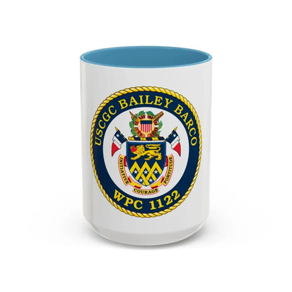 USCG Bailey Barco WPC 1122 (U.S. Coast Guard) Accent Coffee Mug 15oz Light Blue - Go Mug Yourself