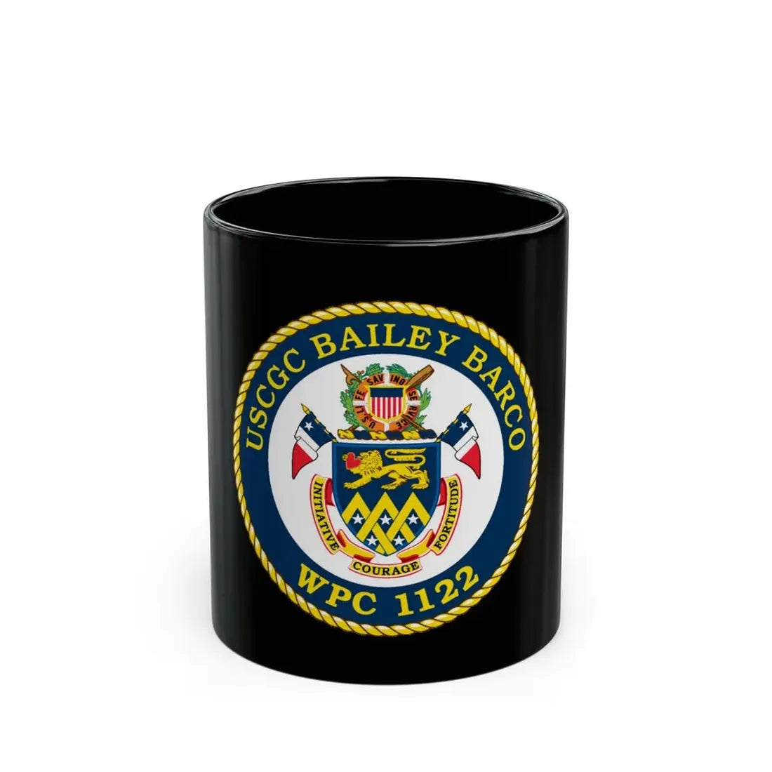 USCG Bailey Barco WPC 1122 (U.S. Coast Guard) Black Coffee Mug 11oz - Go Mug Yourself