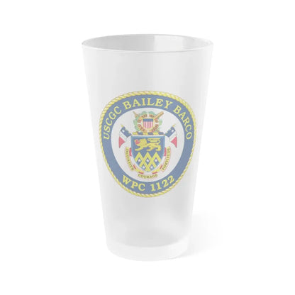 USCG Bailey Barco WPC 1122 (U.S. Coast Guard) Frosted Pint Glass 16oz Default Title - Go Mug Yourself