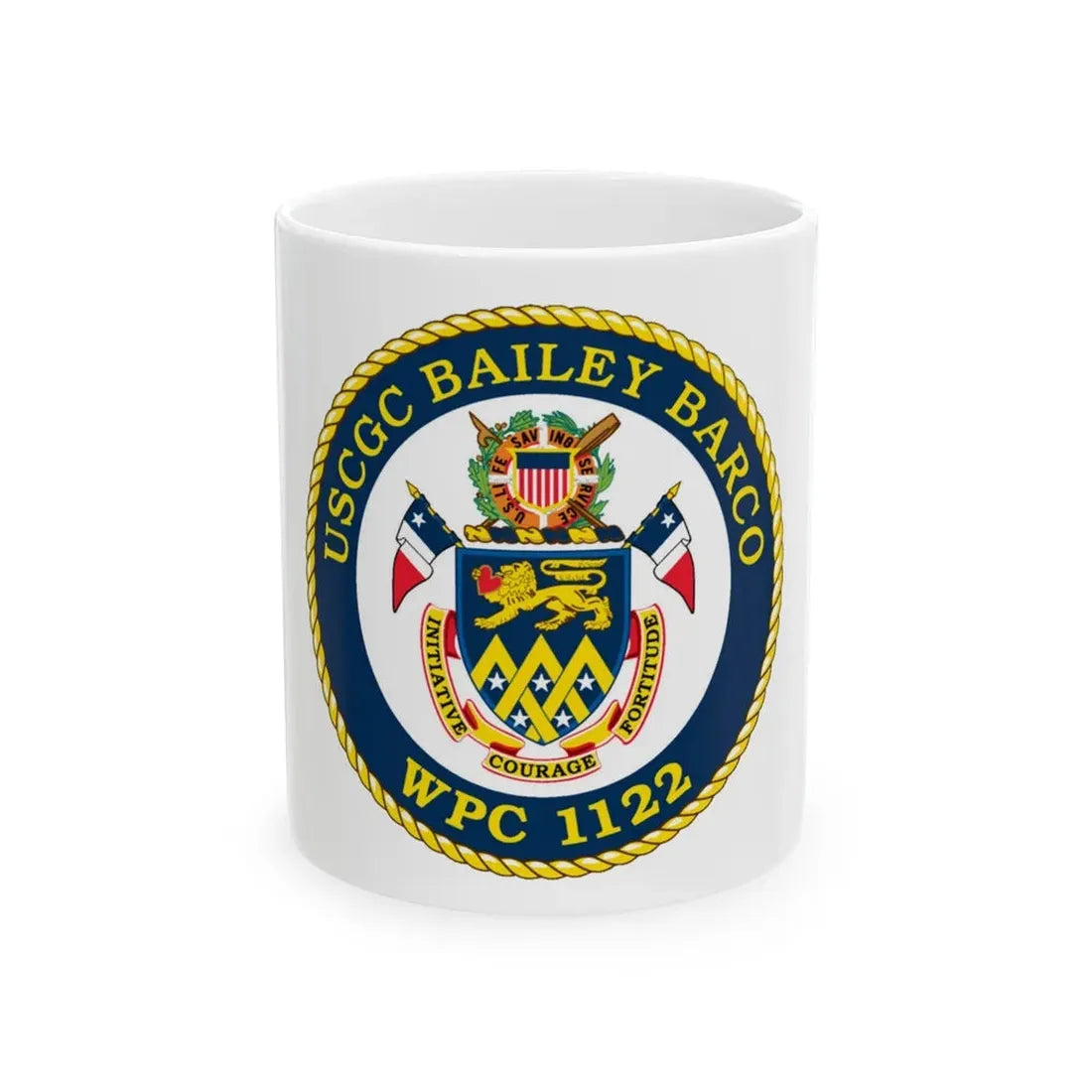 USCG Bailey Barco WPC 1122 (U.S. Coast Guard) White Coffee Mug 11oz - Go Mug Yourself