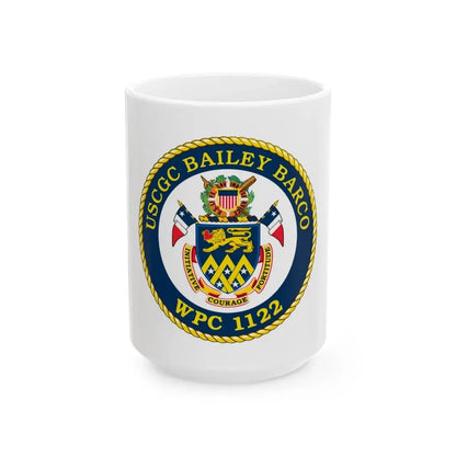 USCG Bailey Barco WPC 1122 (U.S. Coast Guard) White Coffee Mug 15oz - Go Mug Yourself
